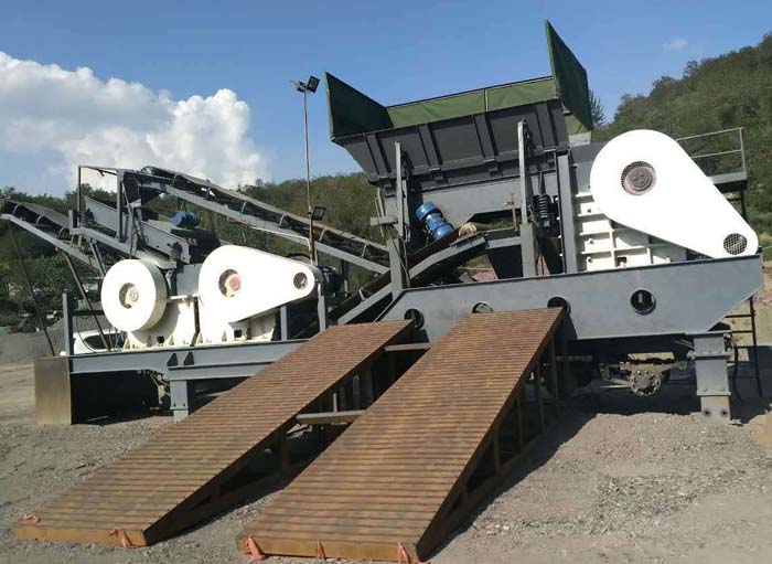 移動式石料生產(chǎn)線