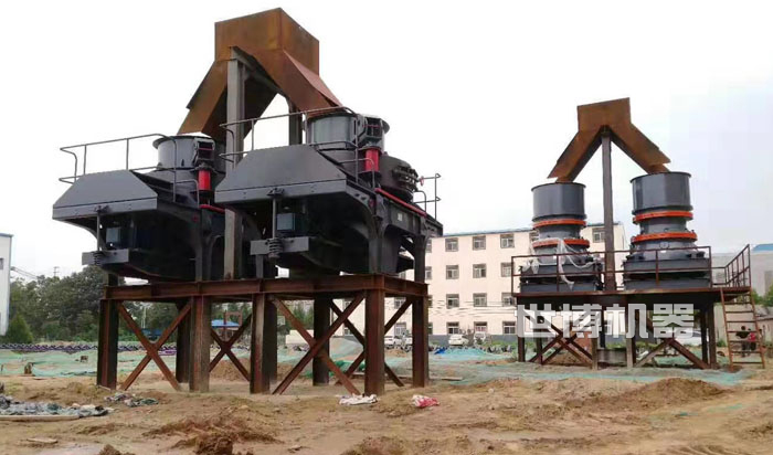 打砂生產(chǎn)線現(xiàn)場圖