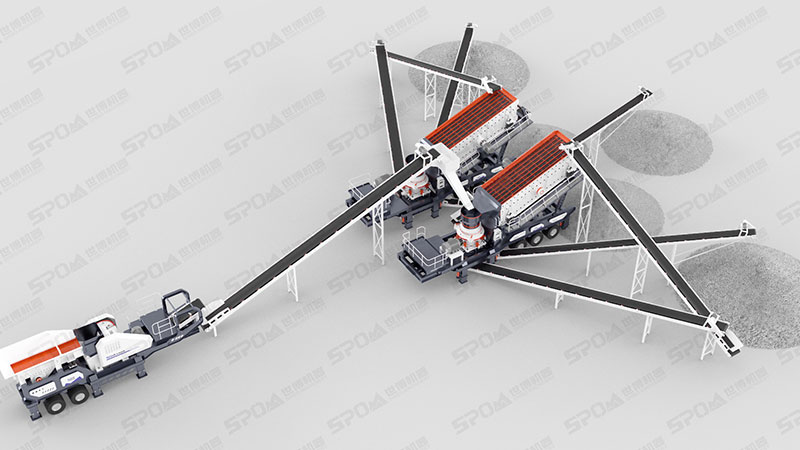 時(shí)產(chǎn)600噸移動破碎方案1 時(shí)產(chǎn)600噸移動破碎方案1