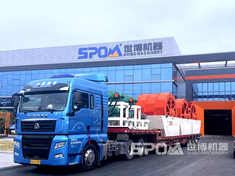 洗砂機(jī)發(fā)貨現(xiàn)場(chǎng)